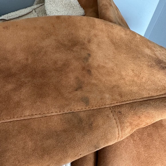 Real Suede Moto Jacket AS IS - Picture 9 of 12